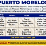 INICIARÁ PUERTO MORELOS CON INCORPORACIÓN DE ABUELITOS AL PROGRAMA PENSIÓN ÁRA EL BIENESTAR
