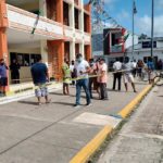 ABANDONAN PALACIO MUNICIPAL SINDICALIZADOS CARRILLOPORTENSES TRAS RECIBIR SU PAGO