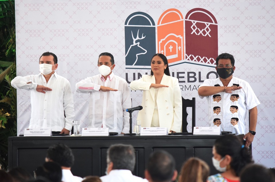 Hoy rindió protesta como presidenta municipal de Felipe Carrillo Puerto, en sesión solemne de Cabildo, dejando instalado el Ayuntamiento 2021-2024.