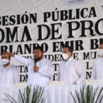 EMIR BELLOS TUN RINDE PROTESTA COMO PRESIDENTE MUNICIPAL DE LÁZARO CÁRDENAS