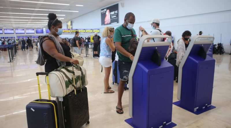 AEROPUERTO DE CANCÚN, CON 463 OPERACIONES Y UNA CONEXIÓN CON 54 DESTINOS DE 14 PAÍSES.