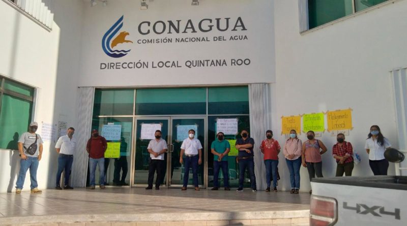 CONAGUA CEDE A PRESIONES DE SINDICALIZADOS EN CHETUMAL Y DESTITUYE A TITULAR DE AGUA POTABLE.