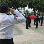 LLEVA A CABO la POLICÍA QUINTANA ROO ARRIAMIENTO DE BANDERA