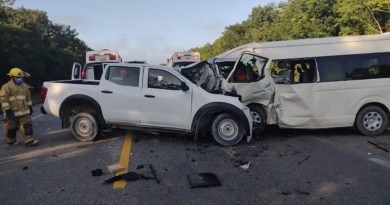 ACCIDENTE CARRETERO CON SALDO DE SEIS MUERTOS Y 10 HERIDOS EN VÍA FELIPE CARRILLO PUERTO-TULUM (VIDEO).