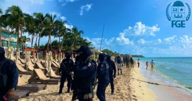 HOTELEROS RECONOCEN ESFUERZOS DE AUTORIDADES POR ERRADICAR DELINCUENCIA EN PLAYAS DE LA RIVIERA MAYA.