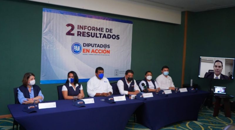 RENDIRÁN INFORMES INTEGRANTES DEL GRUPO LEGISLATIVO DEL PAN.