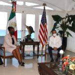SE REÚNE CARLOS JOAQUÍN CON LA CÓNSUL GENERAL DE LOS ESTADOS UNIDOS