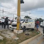 CANCÚN: ENCONTRONAZO EN LA PORTILLO CON CHAC MOOL DEJA SEIS LESIONADOS
