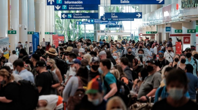 AEROPUERTO DE CANCÚN MANTIENE ALTO RITMO DE OPERACIONES CON MÁS DE 430 VUELOS.