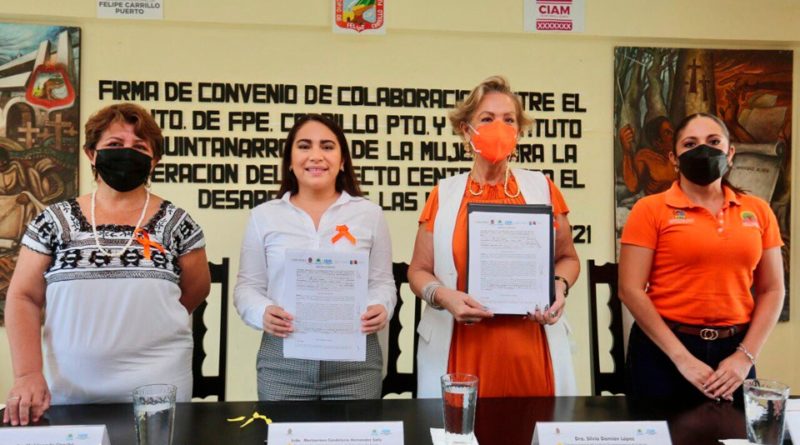 AYUNTAMIENTO DE FELIPE CARRILLO PUERTO E INSTITUTO QUINTANARROENSE DE LA MUJER IMPULSAN DESARROLLO FEMENIL.