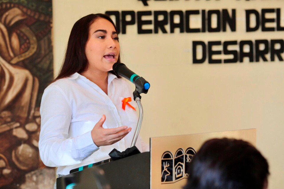 La presidenta municipal, Mary Hernández, dijo que este proyecto forma parte de un objetivo firme en esta administración, combatir la violencia.