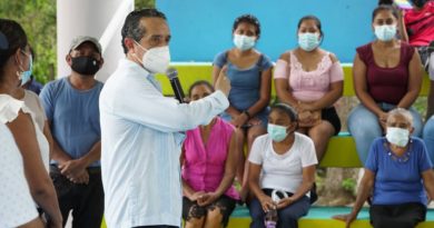 CARLOS JOAQUÍN SUPERVISÓ ACCIONES DE SALUD, MEJORAMIENTO URBANO Y EQUIPAMIENTO AGRÍCOLA EN EL SUR.