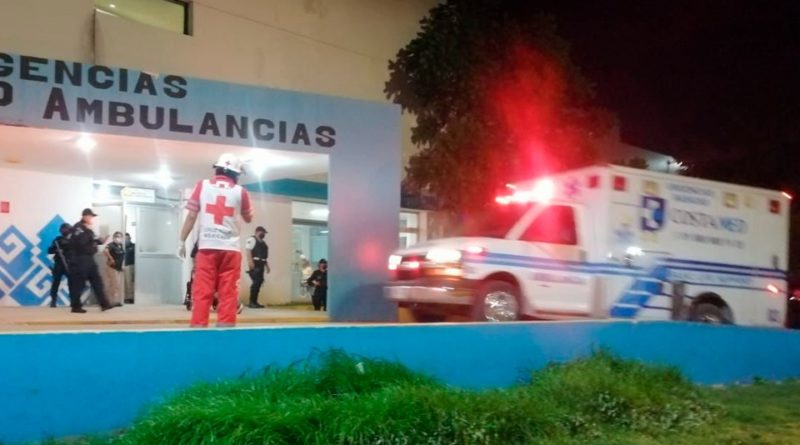 CONVALECE EN HOSPITAL SUJETO BALEADO EN PLAYA DEL CARMEN.