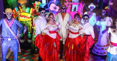 COLORIDO PROGRAMA DE ACTIVIDADES POR DÍA DE MUERTOS EN BENITO JUÁREZ.