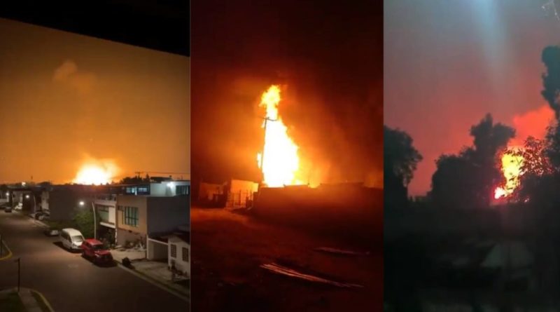 ‘HUACHICOLEROS' PROVOCAN EXPLOSIÓN EN DUCTO DE GAS EN PUEBLA; HAY UN MUERTO Y UNA DECENA DE HERIDOS.