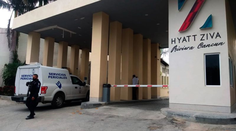 DEJA DOS MUERTOS BALACERA ENTRE NARCOMENUDISTAS EN PLAYA DEL HOTEL HYATT ZIVA CANCÚN.