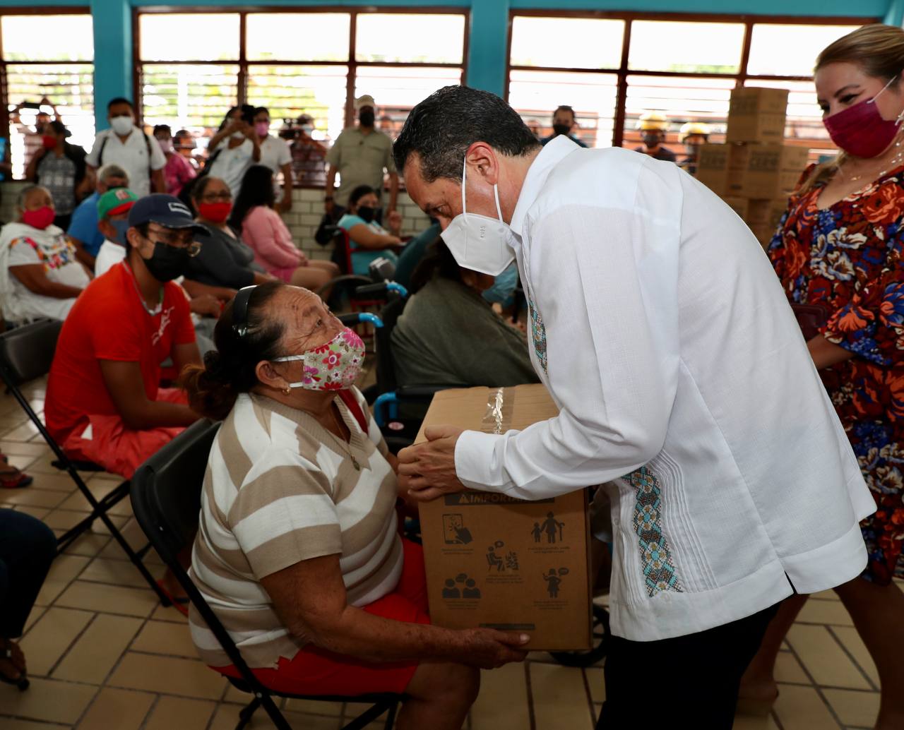 Con el programa “Hambre Cero”, 583 mil 335 personas que viven en Quintana Roo tendrán acceso a paquetes alimentarios nutritivos.