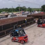POR FINALIZAR EN UMÁN LA FÁBRICA DE DURMIENTES QUE SERÁN EMPLEADOS EN EL TREN MAYA