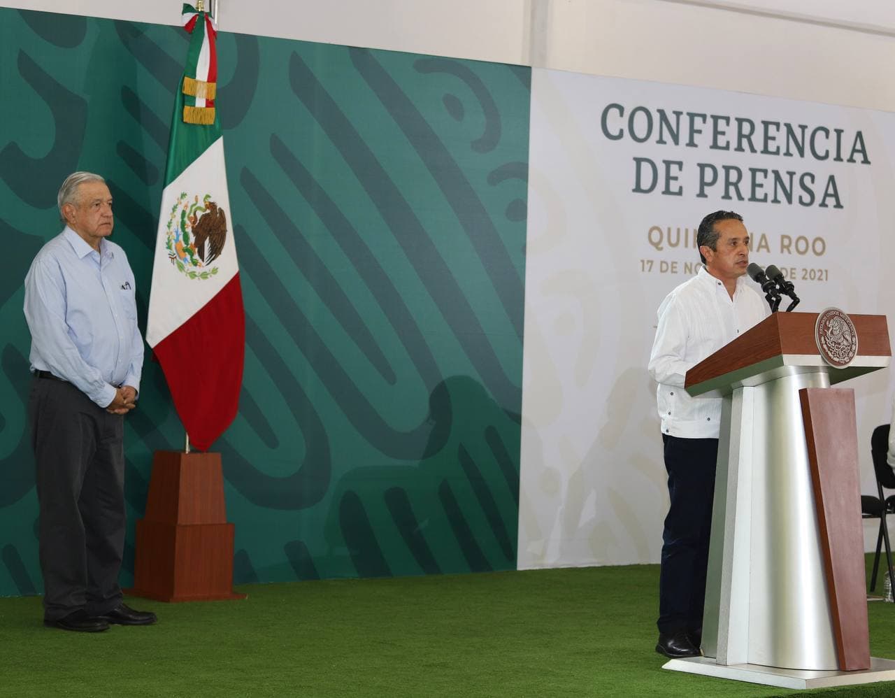 El presidente López Obrador manifestó estar contento con el desempeño del gobernador de Q. Roo y por eso no descarta llamarlo al gabinete.