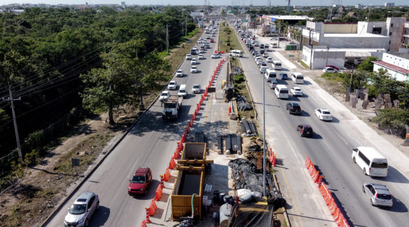 NUEVO TRAZO PROPUESTO PARA EL TREN MAYA GENERARÍA MILLONARIO AHORRO Y EVITARÍA UN CAOS A LA MOVILIDAD EN PLAYA DEL CARMEN.