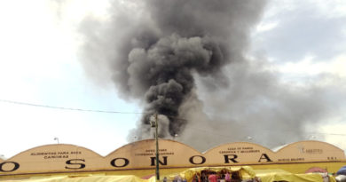 FUERTE INCENDIO EN EL MERCADO DE SONORA DE LA CDMX.