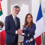 SE REÚNE LA GOBERNADORA MARA LEZAMA CON EL EMBAJADOR DE FRANCIA EN MÉXICO