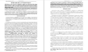 Se publicó en el  Diario Oficial de la Federación la prohibición a municipios y estados contratar los servicios de ARCO, que fue protegida por el exgobernador.