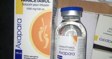 COFEPRIS PROHÍBE EL USO DE PARACETAMOL INYECTABLE AXAPARA.