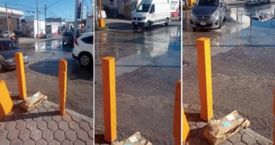 PELIGRO LATENTE POR SOCAVÓN EN LA AVENIDA TALLERES DE CANCÚN (VIDEO).