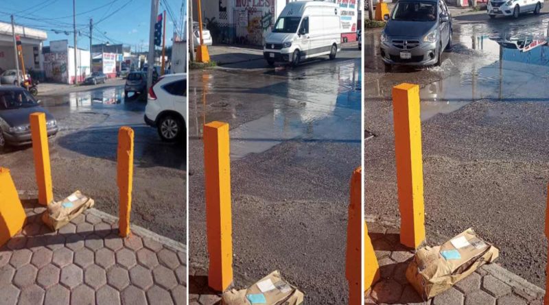 PELIGRO LATENTE POR SOCAVÓN EN LA AVENIDA TALLERES DE CANCÚN (VIDEO).