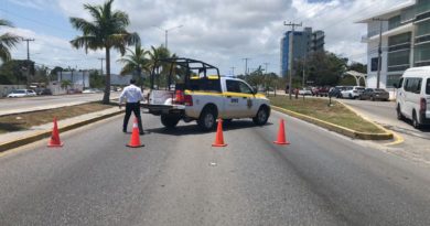 IMPLEMENTA TRÁNSITO MUNICIPAL AJUSTE VIAL EN BULEVARD COLOSIO DE CANCÚN.