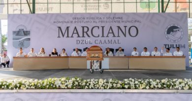 HISTÓRICO HOMENAJE A MARCIANO DZUL EN TULUM: UN PUEBLO UNIDO DESPIDE A SU LÍDER.